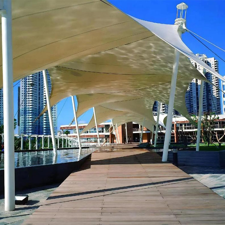 裕民县膜结构景观棚