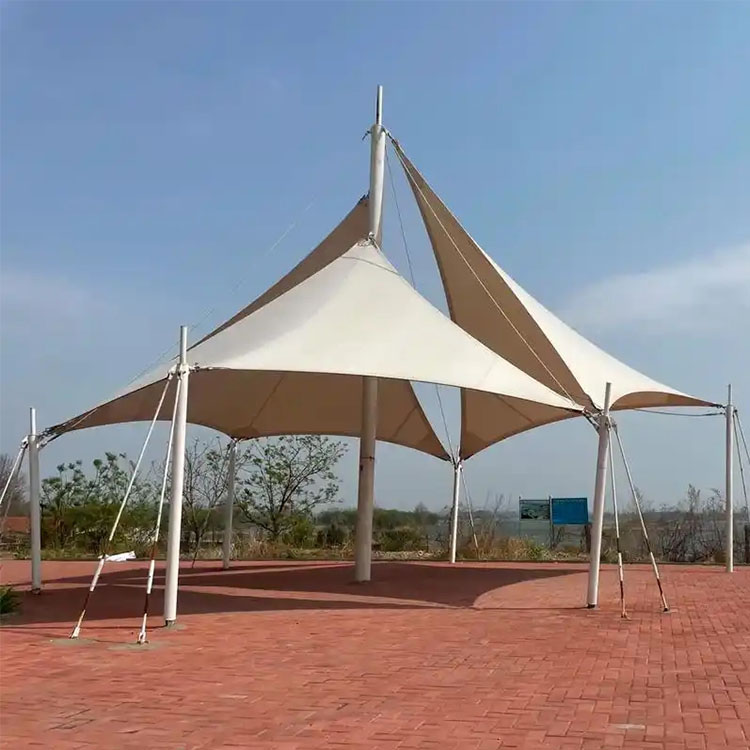 裕民县膜结构景观棚