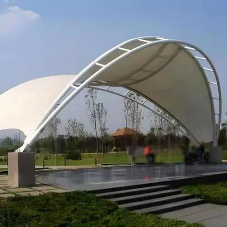 裕民县膜结构景观棚