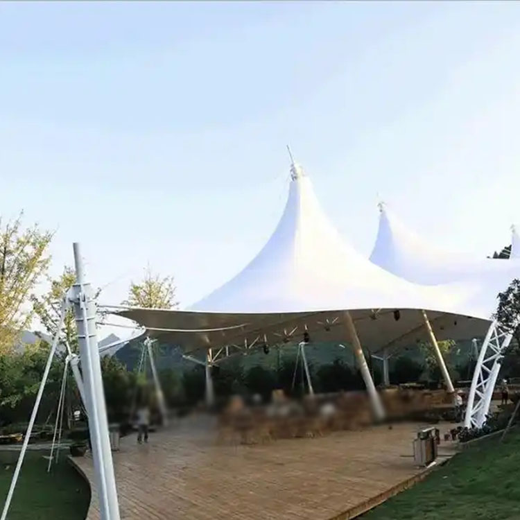 裕民县膜结构景观棚